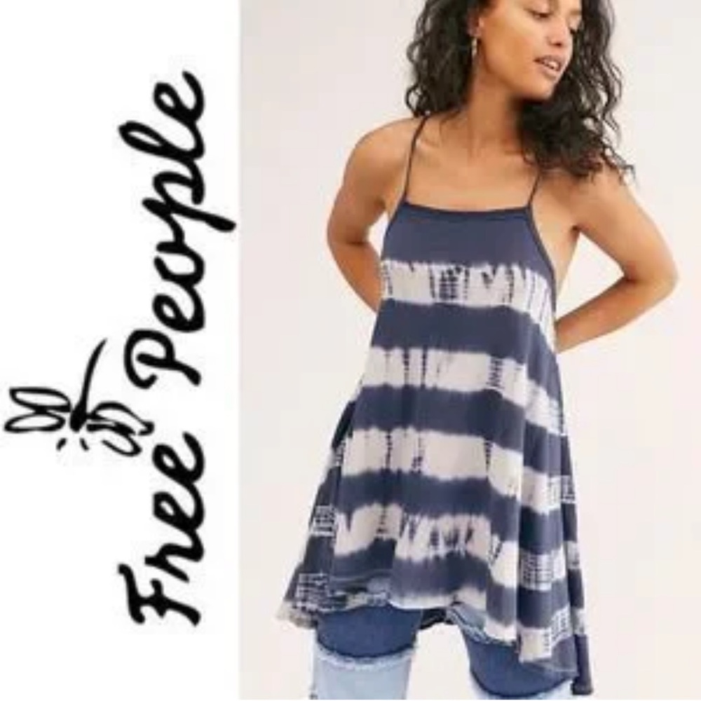 We The People Striped Spaghetti‎ Strap Flowy Top. Size S